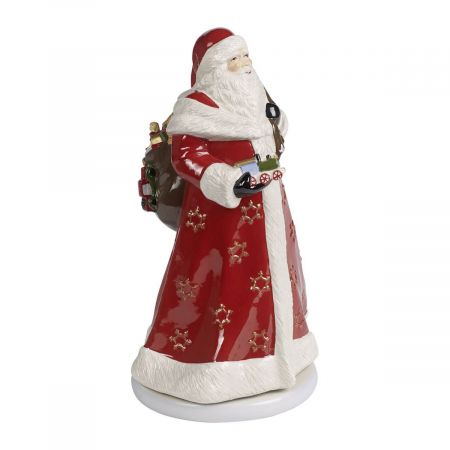 Pozytywka, figurka obracająca się św. mikołaj Christmas Toys Memory Villeroy & Boch