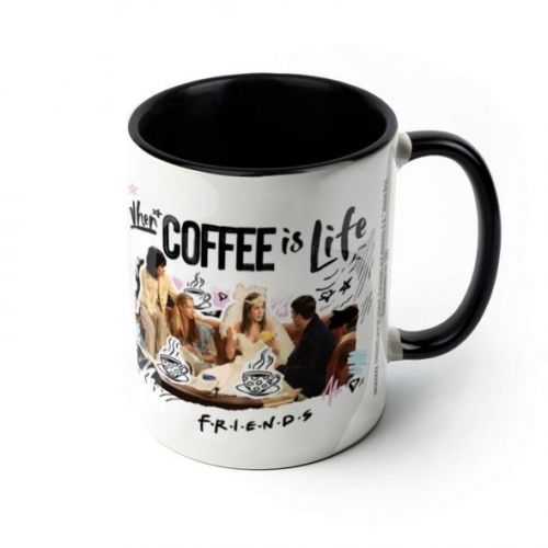 Friends coffee is life - kubek z wypełnieniem Pyramid posters