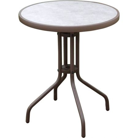 Stół ogrodowy Bistro ceramiczny CE-10342S brązowy 