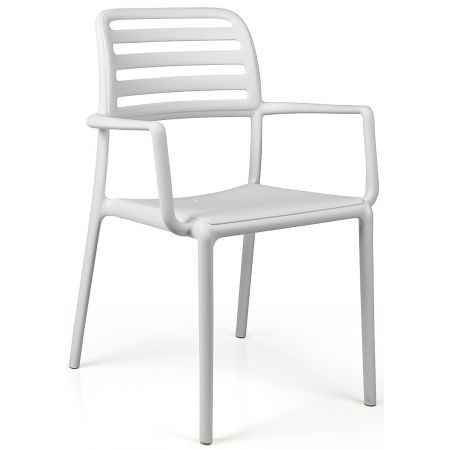 Krzesło ogrodowe nardi costa bianco