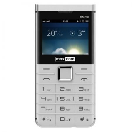 Maxcom Telefon MM 760 Dual Sim Biały