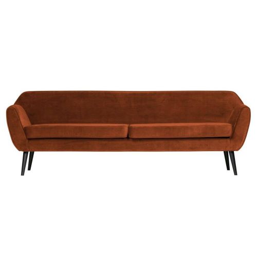 woood :: sofa rocco velvet rdzawa szer. 230 cm rozm. xl
